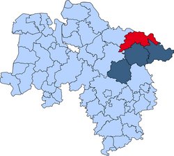 Karte Kreis-Lüneburg Gebietskarte der Kreisfeuerwehr Lüneburg