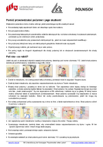 Infoblatt Brandschutztipps – polnisch