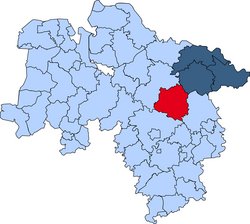 Karte Celle Gebietskarte der Kreisfeuerwehr Celle