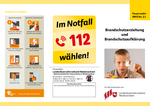 Flyer "Brandschutzerziehung und Brandschutzaufklärung"