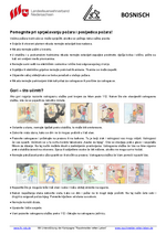 Infoblatt Brandschutztipps – bosnisch