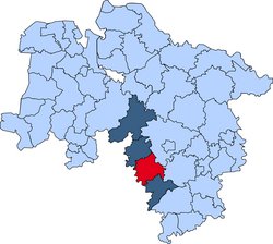 Karte Hameln-Pyrmont Gebietskarte der Kreisfeuerwehr Hameln-Pyrmont