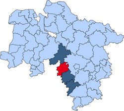 Karte Schaumburg Gebietskarte der Kreisfeuerwehr Schaumburg