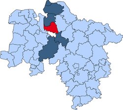 Karte Osterholz Gebietskarte der Kreisfeuerwehr Osterholz