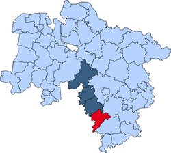 Karte Holzminden Gebietskarte der Kreisfeuerwehr Holzminden