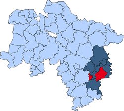 Karte Wolfenbuettel Gebietskarte der Kreisfeuerwehr Wolfenbüttel