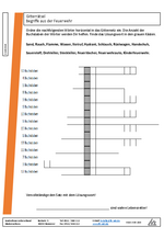 Arbeitsblatt - Grundschule - Gitterrätsel