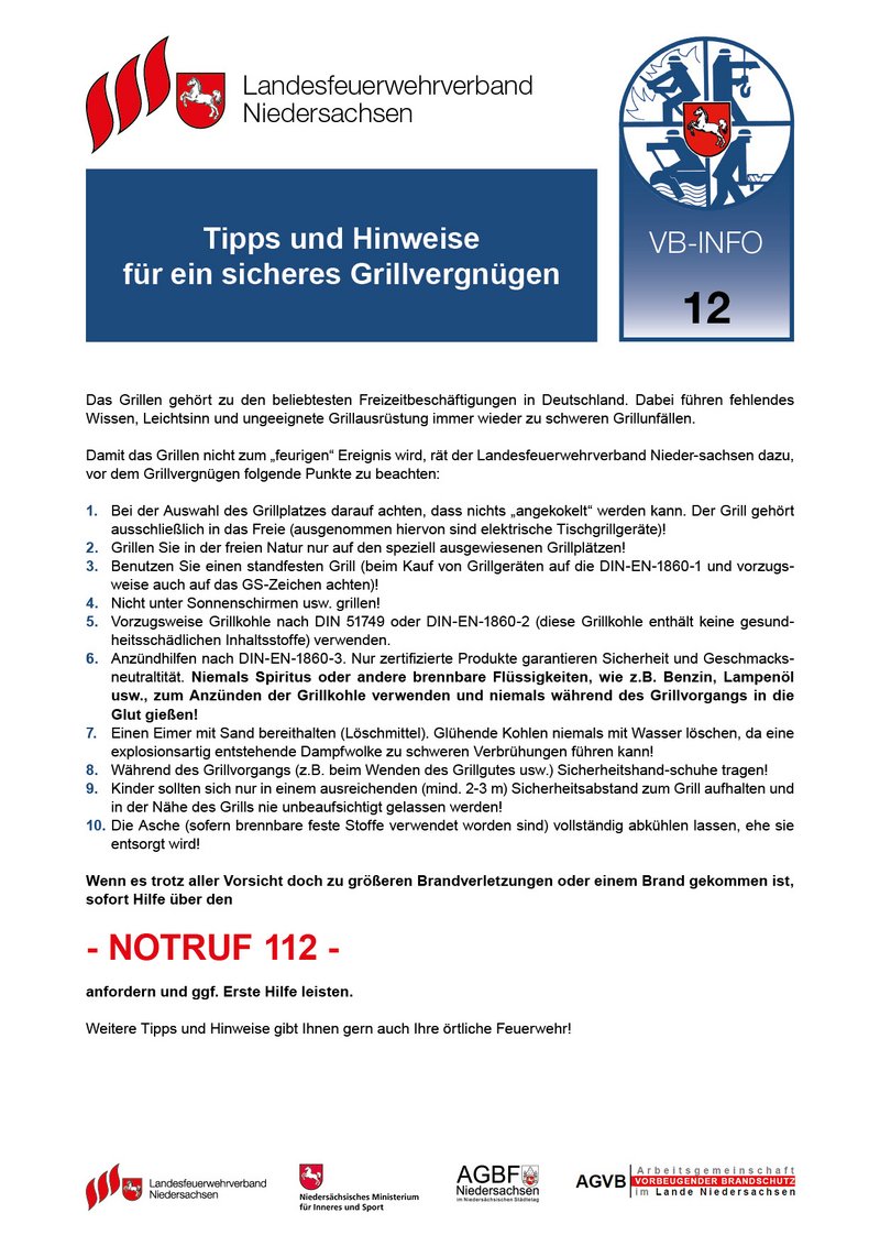 geschriebene Beachtungspunkte