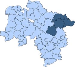 Karte Lüneburg 2 Gebietskarte der Kreisfeuerwehrverbände Lüneburg 2