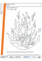 Arbeitsblatt - Grundschule - Malen nach Zahlen