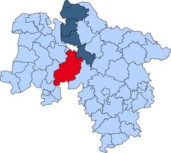 Karte Diepholz Gebietskarte der Kreisfeuerwehr Diepholz