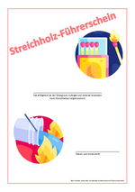 Urkunde Streichholzführerschein
